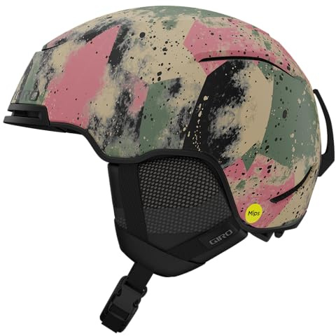 Giro Jackson MIPS - Casco da sci da snowboard, per uomini, donne e ragazzi – nero opaco, marmo nuvoloso – L (59-62,5 cm)