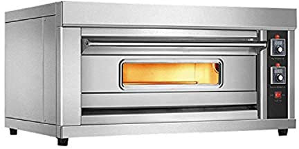 SmPinnaA Four À Pizza Électrique Commercial avec 1 Bureau 1 Plateau 220 V 6,6 KW Ce, Four Multifonctionnel 30-400 Degrés Celsius