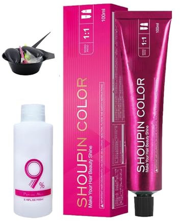 Beryour Hair Dye, Beryour Hair Color Cream Kit, Ber Your Hair Color, No Bleaching Hair Nourishing Coloring Hair Dye, DIY Fashion Hair Dye, Nourishing Shampoo for Women & Men. (Pink)