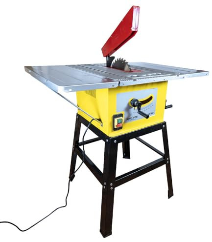 Rondy - Scie à table sur pied 1600W - 3 rallonges et lame carbure tungstène