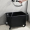 Lavandino per lavanderia, resistente, con pistola a spruzzo, per bagno e cucina, mobile con drenaggio con un clic