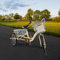 JUDEMII 20 Zoll Dreirad Beige Dreiräde mit Körben vorne & hinten Bis 100kg 3-Rad-Cruiser-Fahrrad mit PC-Pedale & Schutzbleche Fahrrad Dreirad für täglichen Lebensmitteleinkauf Reisen