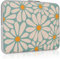iCasso Laptop Sleeve 13 inch for MacBook Air 13-13.6 inch, Cute Laptop case for MacBook Pro 13 inch, Slim Protective Travel Carrying Case for MacBook Pro 14 inch, Chromebook, HP, Dell, Green Floral