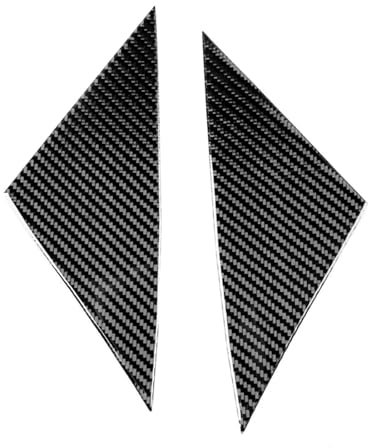 KAMCES Soft Carbon Fiber Compatible with Tesla Model 3 Highland 2024 Car Door A Pillar Post Cover Trim Sticker Exterior Accessories