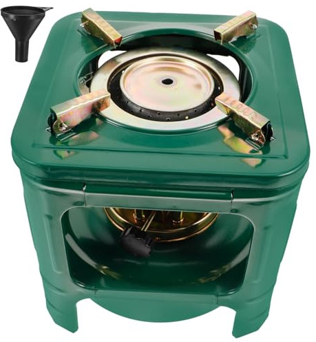 BomDog 1 Set Outdoor Stove Indoor Kerosene Pot Portable Camping Grill Stove Barbecue Kerosene Stove Portable Burning Stove Heating Stove Kerosene Stove