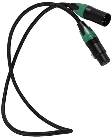 VICASKY Xlr Mikrofonkabel mit Zinklegierung Gehäuse und Sauerstofffreiem Kupferleiter Professionelle Audioübertragung für Aufnahmegeräte und Bühnenauftritte