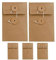 Sewroro Vintage Paper Envelopes String Closure Bulk Paper for Greeting Cards Wedding Invitations