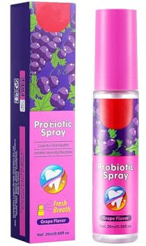 Spray Bucal Mal Aliento, 20ml Spray Bucal, Efecto Duradero, Aliento Fresco Prolongado, Portátil para Niños, Adolescentes, Adultos y Ancianos
