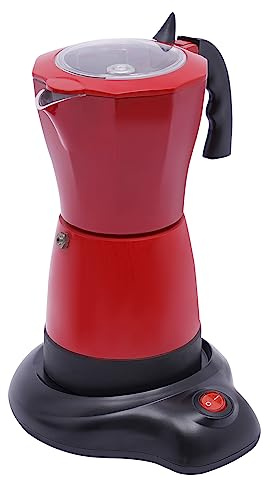 SYNCMH Kaffeemaschine 480W für 1-6 Tassen, Gesamtkapazität 300 ml, Kaffee Maschine mit Verbrühungssicherem Griff, Doppelter Auslaufsicherung und Warmhalteplatte, Ein-Touch-Bedienung