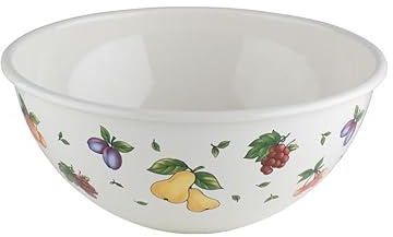 Riess, 0464-068, Obst- und Salatschüssel Ø 22cm, Garten, FRUIT GARDEN, Vol. (rec.): 2,0 Liter, Made in Österreich, LBH: 23,4x23,4x10,3cm, 0,534kg, Ungiftig, Dauerhaft, Farbecht, Kratzfest