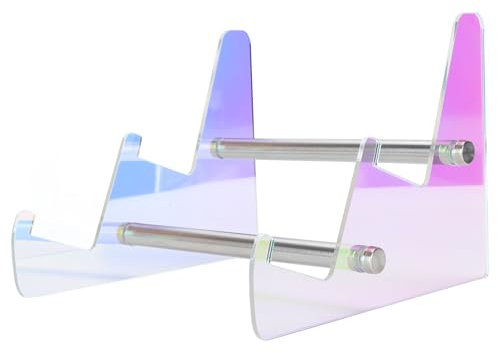 Ldafava Acryl -Tastaturständer entfernbarer Desktop Mechanical Keyboard Organizer Lagern -Rack für Bürodisplay stilvolle dauerhafte klare Acrylmaterial passt zu verschiedenen Größen (2 Tier)