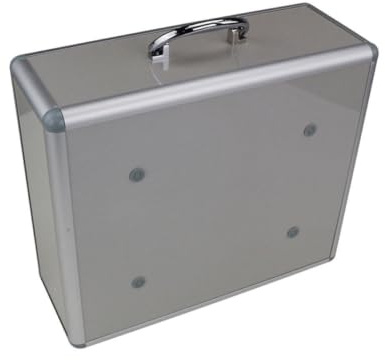 GANAZONO Tragbarer aus Aluminiumlegierung Notfallmedikamentenschrank Medizinbox mit Dreifachem Fach und Wandmontage für Erste Hilfe Satz Zuhause und Freien