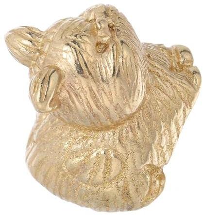 ADOCARN Perillas de Latón Dorado Forma de Gato para Muebles de Cocina y Dormitorio, Tiradores Vintage Instalación Fácil y Agarre Ergonómico para Armarios