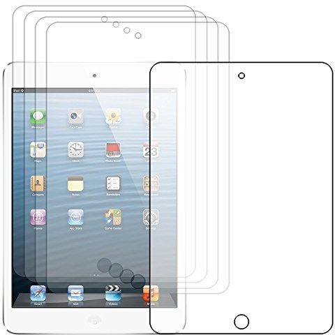 ebestStar - Pack x5 Protector Pantalla Compatible con iPad Mini 1/2/3 Películas Flexibles Anti Huellas Anti arañazos, Instalacion Sin-Burbujas [Aparato: 200 x 134.7 x 7.2/7.5mm, 7.9'']