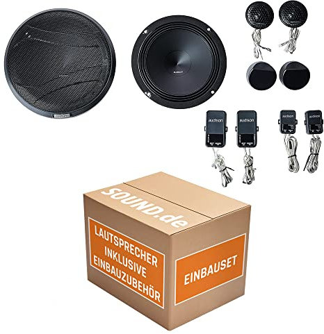 JUST SOUND best choice for caraudio Lautsprecher Einbauset Audison APK-165 16;5cm für Ford Focus 1 Front Heck