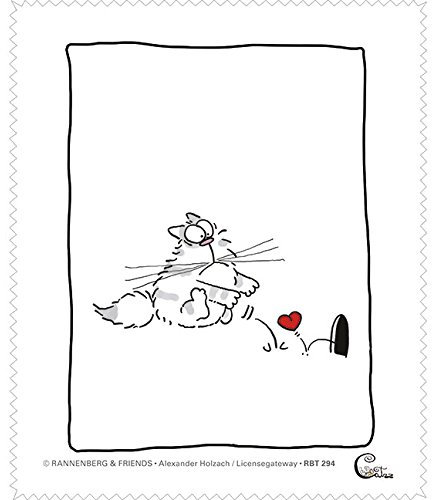 Brillenputztuch - Katze - Catzz - ?berraschung 15x18cm