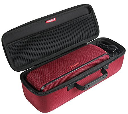 Hard Travel Case for Sony SRS-XB41 Portable Wireless Waterproof Speaker by Hermitshell (Red)
