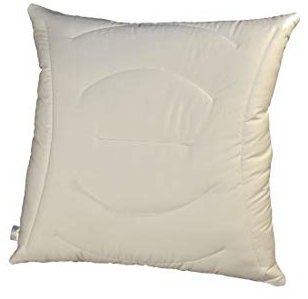 Alpenglück Garanta Zirbe Kopfkissen verschiedenen Größen - Füllung Schafschurwolle mit Zirbenholzspänen, Größe Kissen:40 x 40