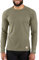 Carhartt Men's Carhartt Force Midweight Classic Thermal Base Layer Long Sleeve Shirt Top, Burnt Olive, S