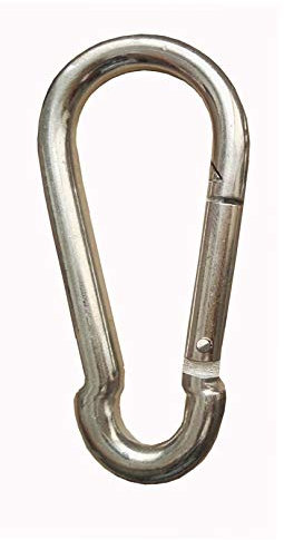 Goodway Karabinerhaken 5 x 50 mm | 10 Stück | Stahl verzinkt | Karabiner nach DIN 5299