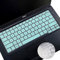 2Pcs Keyboard Cover Design for Dell Latitude 5000 Series 5300 5310 13.3 Inch Laptop, Dell Latitude 7000 Series 7300 13.3 Laptop Keyboard Protective Skin (Hot Blue+Clear)