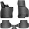 Design 3D Gummimatten Set für Nissan NAVARA (IV) MK4 ab 2015 |Extra hoher 5cm Rand Baujahr 2015, 2016, 2017, 2018, 2019, 2020, 2021