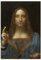 Legendarte - Kunstdruck auf Leinwand - Salvator Mundi - Leonardo Da Vinci - Wanddeko, Canvas cm. 50x70