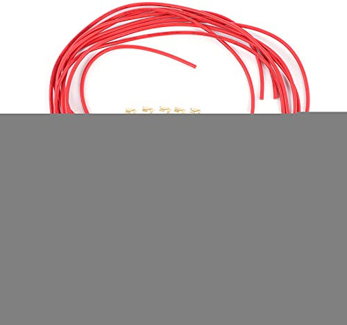 Goick Zündkerze rot Kabelsatz 4040R Zündkerzenstecker 8mm Zündkerzenstahlklemmen