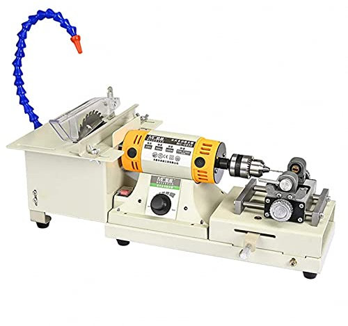 KUANDARMX 850w 5 en 1 Kit De Scie à Table Multifonctionnel pour Machine De Polissage De Bureau, Machine De Découpe De Meulage De Sculpture sur Jade, Poinçonneuse De Perles Rondes