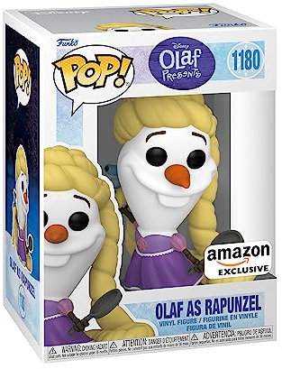 Funko Pop! Disney: Frozen - Olaf As Rapunzel - die Eiskönigin - Amazon-Exklusiv - Vinyl-Sammelfigur - Geschenkidee - Offizielle Handelswaren - Spielzeug Für Kinder und Erwachsene - Movies Fans