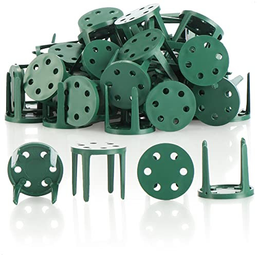 com-four® 50x Pinholder - Gesteckhalter zum Basteln - Pinholder für Steckschaum - Floristikbedarf (50 Stück - ohne Klebepad)