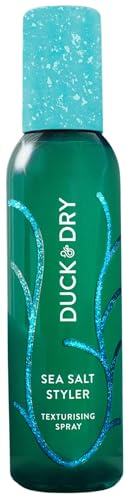 Duck & Dry Sea Salt Styler 150ml - Suitable For All Hair Types - SLS, SLES, Silicone, Paraben & Cruelty Free - A natural texturising mist that adds volume and creates effortless, long-lasting waves