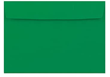C5 (162x229mm) Coloured Envelopes for A5 Greeting Cards Wedding Invitations & Crafts Pack of 10 (Dark Green Peel & Seal)