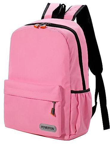 POWOFUN 15 inch Kids Backpack Lightweight Elementary School bag Kindergarten Bookbag Casual Travel Daypack Children Backpack for Girls Boys
