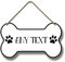 Horienteeon Ymaotrade Personalisiertes Hundeknochen-Schild, individuelles Hundehaus-Holzschild, Dekoration, Haustierpfote, individuelles Namensschild, Wanddekoration, 21,1 x 12,2 cm