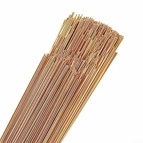 HEIBTENY 25 Stück Messingstäbe Hartlötstäbe Messing Lötkolben Schweißdraht Für Autogen Gasschweißen 25Cm Für Autogenschweißgerät (1.6mm/2.0mm/3.0mm )
