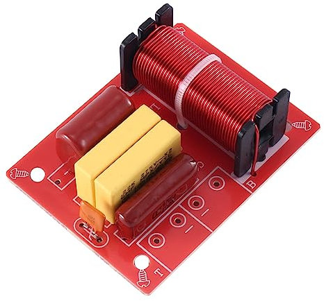 SUNXUE 2PCS -Ersatzteile für HiFi-Hoch- und Bass-Zweiwege-Frequenzweiche, HiFi-Lautsprecher, 2-Wege-Frequenzweiche-Platine