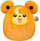 Pokémon x Squishmallows SQPK00043 - Teddiursa 35 cm, offizielles Pokémon Squishmallows, superweich, Brown And White