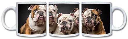 Giftoyo Tazza con cane Bulldog inglese