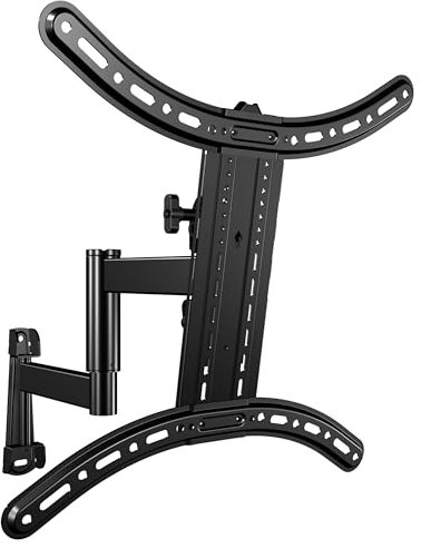 SANUS Full Motion TV Mount - Single Stud 32 to 55 inch TV Wall Mount Tilts, Extends & Swivels - Easy DIY Install Includes All Hardware & Post Install Leveling - Great for Corners