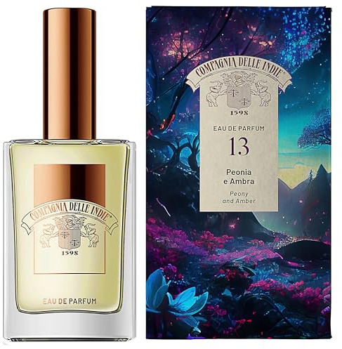 Compagnia delle Indie Eau de Parfum 13 | 75 ml | Pfingstrose & Ambra | Blumig-warm | Intensiv & langanhaltend (Pfingstrose & Ambra)