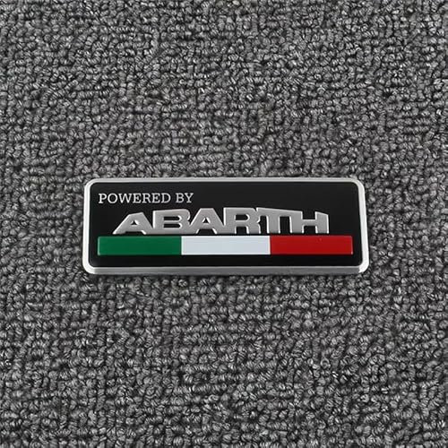 Auto Emblem für Abarth Punto 2007-2014, Logo Badge Aufkleber Sticker mit Emblem für Außendekoration 3D Metall Buchstaben Aufkleber mit Logo Auto Styling Zubehör,C