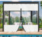 DGSFES Lonas Transparentes Impermeables Exterior con Ojales 1m Alto por 1m Largo,Lona Transparente con 1 Cremallera para Terraza Cenador Pergola Jardin,Cubre Tendal Exterior Lluvia