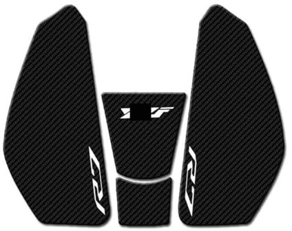 HYPERICIN Motorrad Stickers Motorrad Tank Pads Für R7 2021 2022 Kraftstoff Tank Aufkleber Tank Schutz Knie Nicht-Slip Pad Tank Griffe Auto Tankdeckel Aufkleber(3)