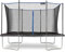 Plum Play Outdoor Rectangular Trampoline with Satety Enclosure to Seperate the Jumper From the Coated Springs - Weather Protected Thick Foam Pads - Max user weight from 100kg (8 x 12ft)
