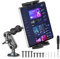 Nakelulu Tablet Car Mount, Heavy Duty Drill Base Desktop Tablet Holder, Suitable for Trucks, Walls, Desktops, iPad Wall Mount Compatible with 4.7 to 12.9-inch Tablets and Mobile Phones