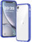 Voyahülle Hülle für iPhone XR, Premium Klar Handyhülle, Weiche TPU Transparent Kratzfeste Stoßfest Schutzhülle(Blau)