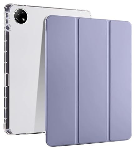 PU Leather Silicone TPU Tablet Case Suitable For Huawei Matepad Pro 13.2inch PEC-W30 2023 Cover With Auto Wake UP(Lavender)