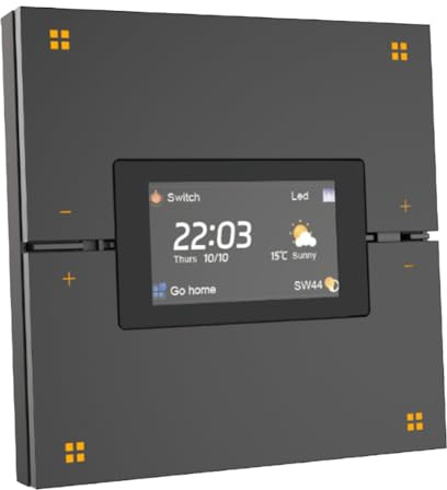 Eighosee Panneau de Contrôle pour Maison Intelligente Panneau de Contrôle pour Maison Intelligente WiFi Panneau de Contrôle pour Maison Intelligente Tuya