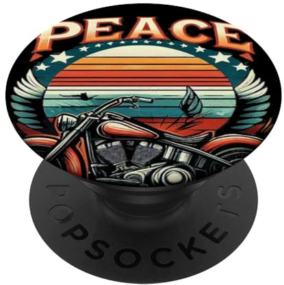 Frieden für alle Fahrer, Ride for Unity & Brotherhood Tee Freedom PopSockets Klebender PopGrip